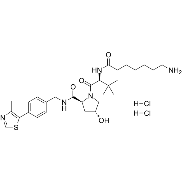 (S,R,S)-AHPC-C6-NH2 dihydrochloride (VH032-C6-NH2 dihydrochloride) 2341796-77-6